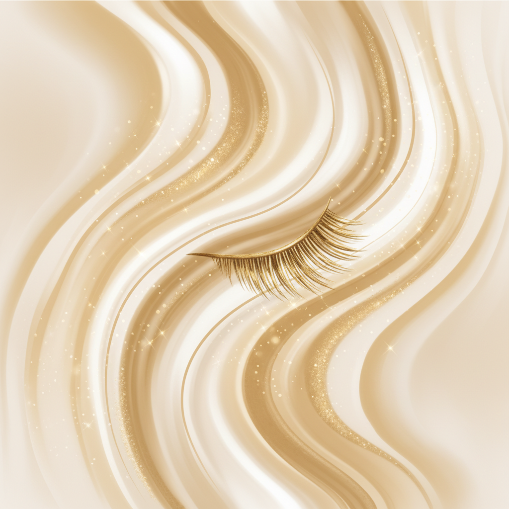Abstract beauty background representing eyelash artistry